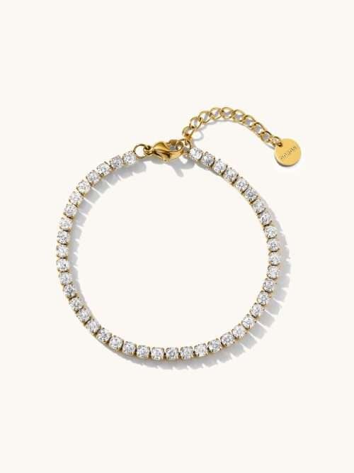 DOROSE Wasserfester Schmuck Sparkling Armband Gold