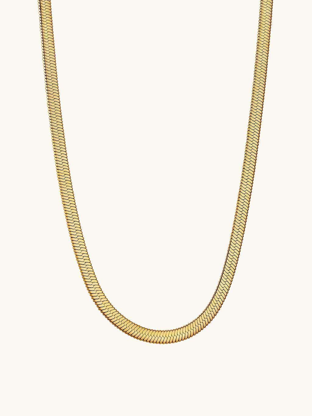 Dorose Schlangen Choker Halskette Gold Dorose Sleek Choker Halskette Gold