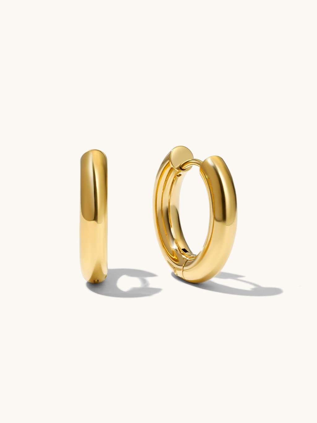 dorose Endless Ohrringe Gold Wasserfester Schmuck