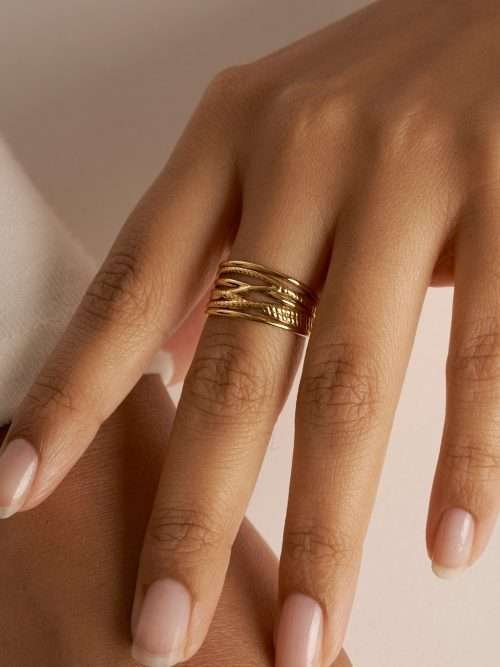 Dorose-Charming String Ring-RG-GD095-1